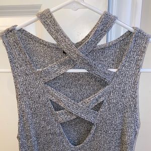 Sweater tank top body suite